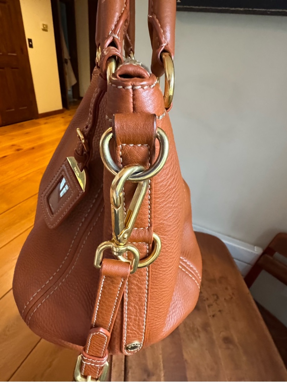 Prada Vitello Daino Leather Satchel Shoulder Bag - Picture 9 of 15